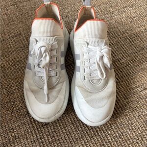 Hermes White and Gray Chunky Sneakers